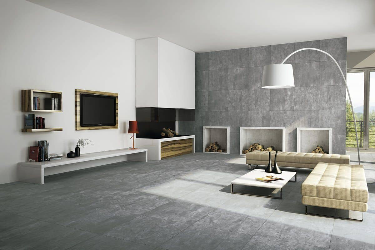  Daltile Unglazed Ceramic Tile; White Gray Black Colors Matte Surface 