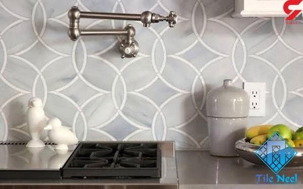 Large grey wall tiles kitchen + best buy price