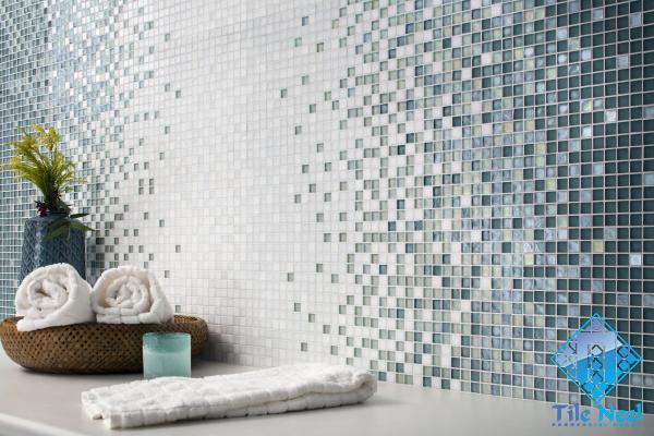 Large wavy bathroom tiles | Buy at a cheap price