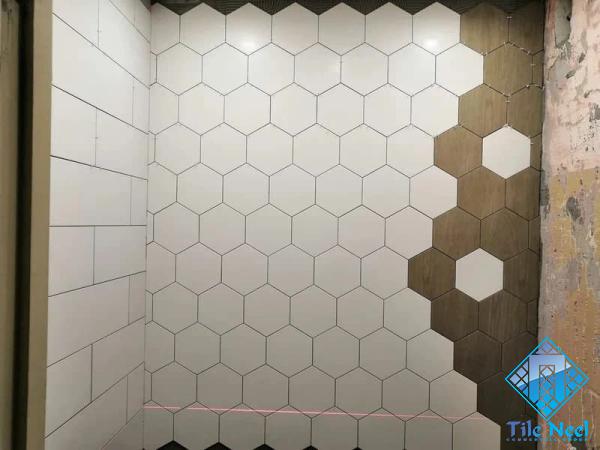 White tiles background purchase price + quality test