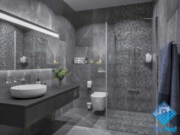 Buy and price of large patterned bathroom tiles