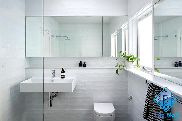 Buy white tiles bathroom + great price with guaranteed quality