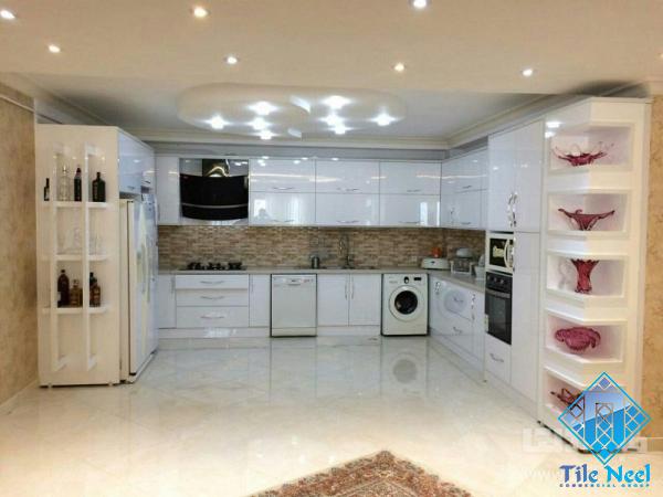 The purchase price of white tiles kitchen + properties, disadvantages and advantages